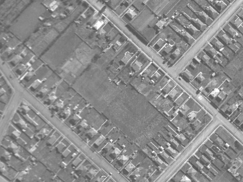 4 Finlay Place from the air, 1940-1944