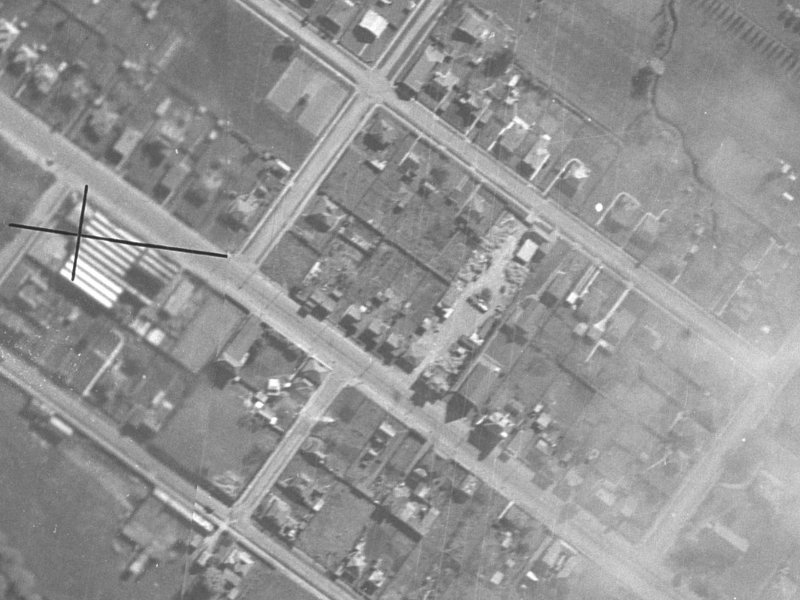 8A Portman Street from the air, 1940-1944
