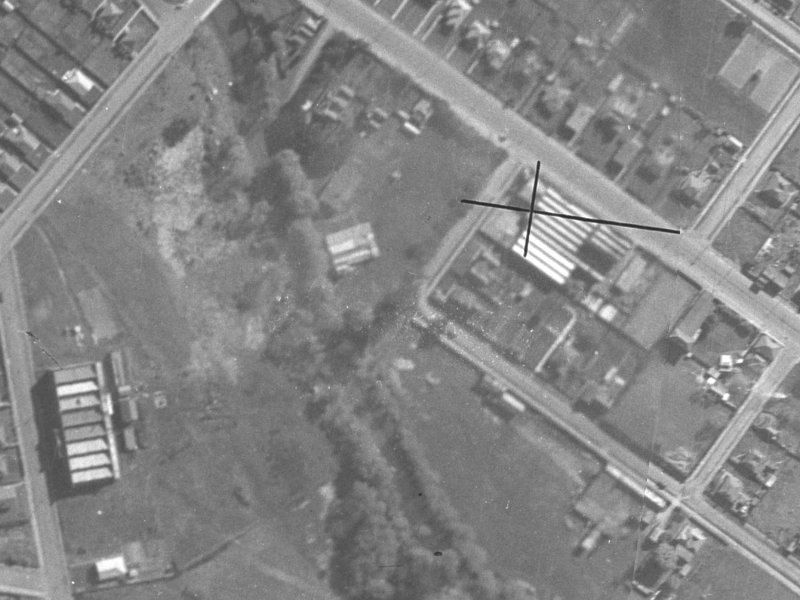 9 Heathcote Street from the air, 1940-1944