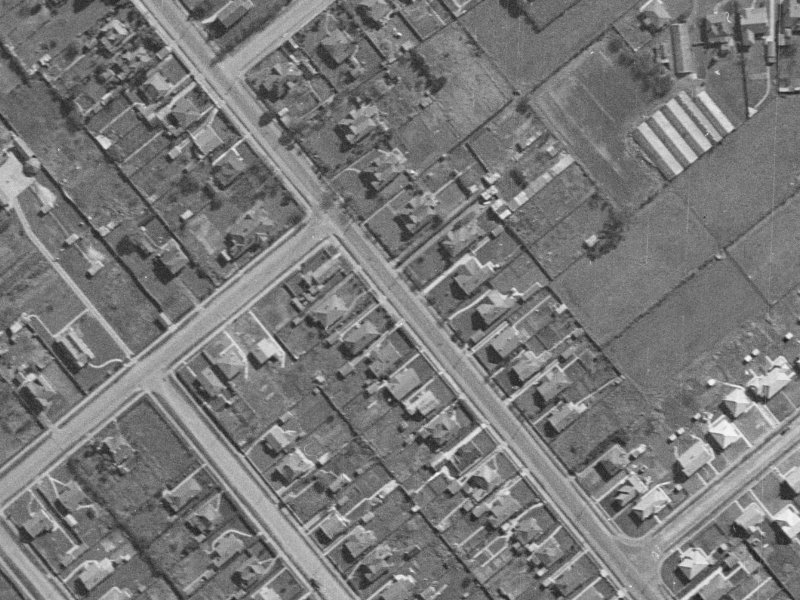 164 Edinburgh Street from the air, 1940-1944