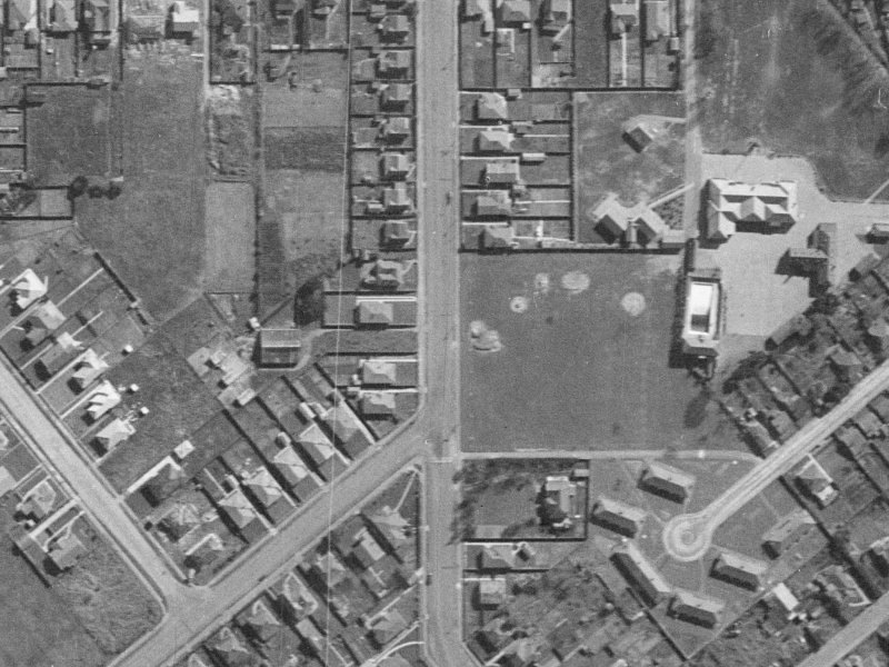 185 Simeon Street from the air, 1940-1944