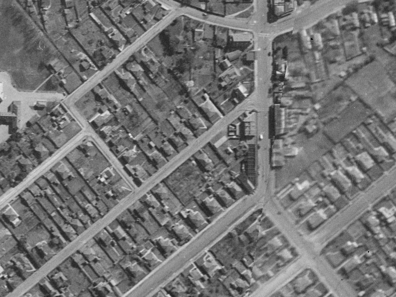 55 Rosewarne Street from the air, 1940-1944