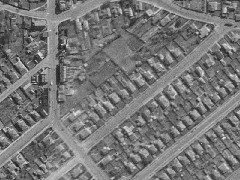 19 Bolton Avenue from the air, 1940-1944