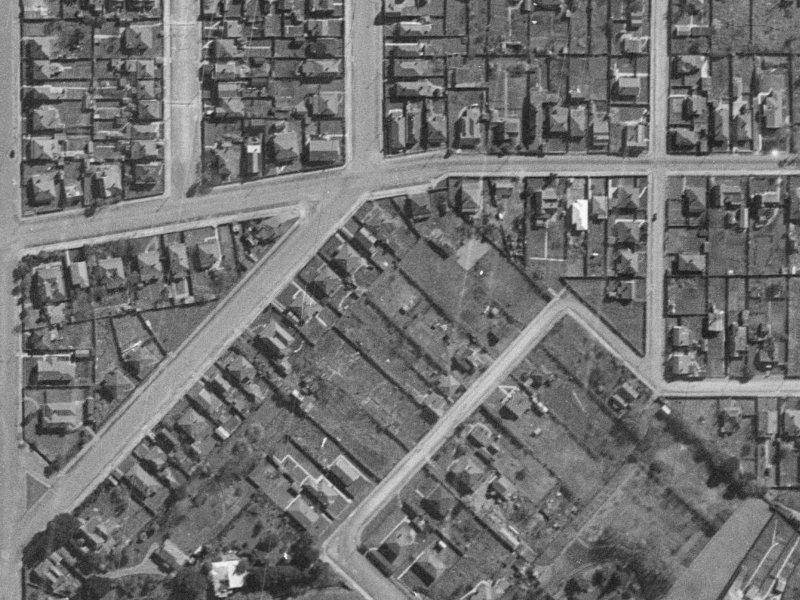 36 Burlington Street from the air, 1940-1944