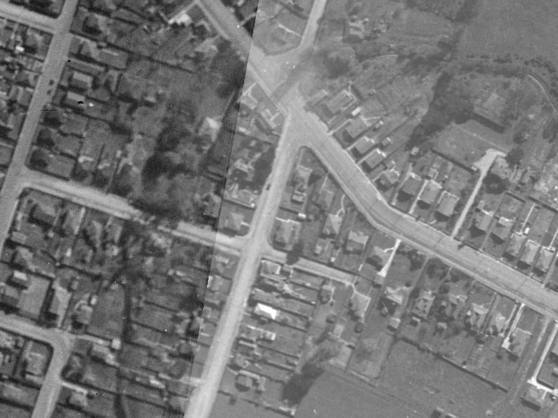 54 York Street from the air, 1940-1944