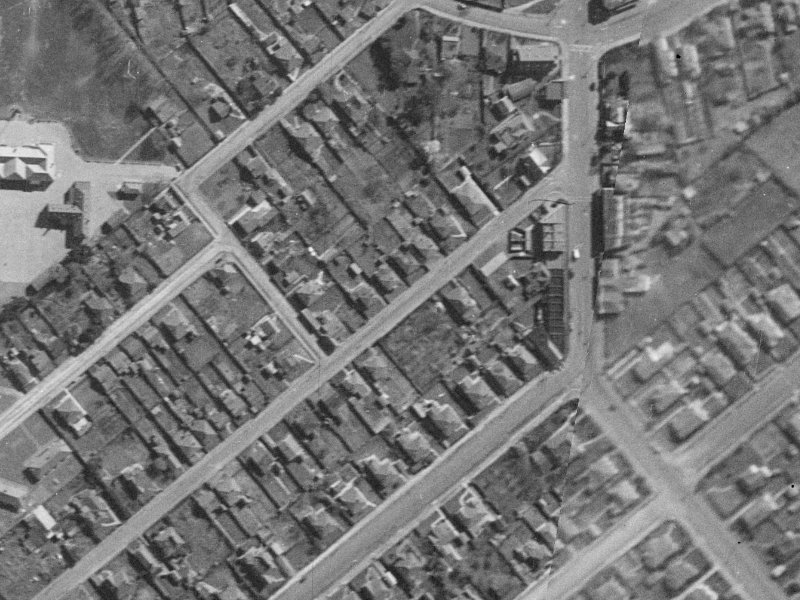 49 Rosewarne Street from the air, 1940-1944