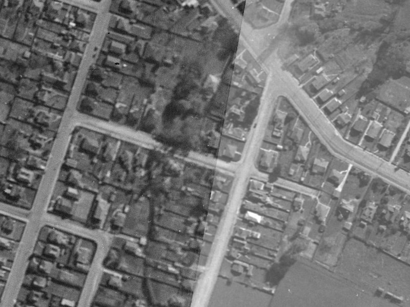 17 Hornbrook Street from the air, 1940-1944