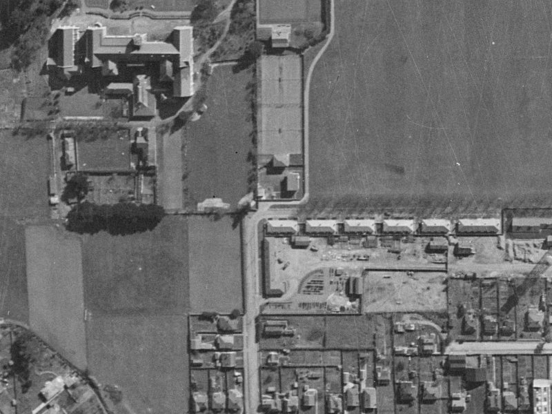 4 Barnett Avenue from the air, 1940-1944
