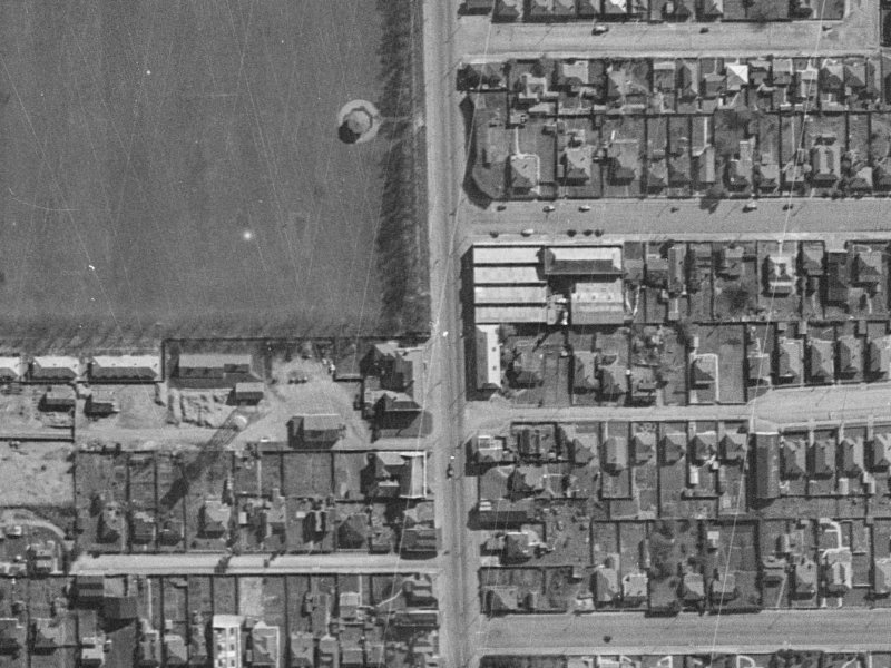 305 Colombo Street from the air, 1940-1944