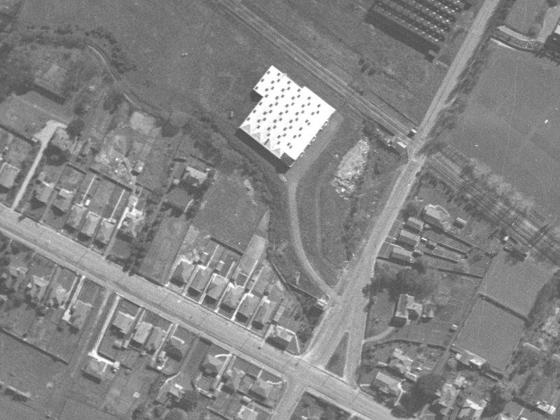 57B Opawa Road from the air, 1940-1944
