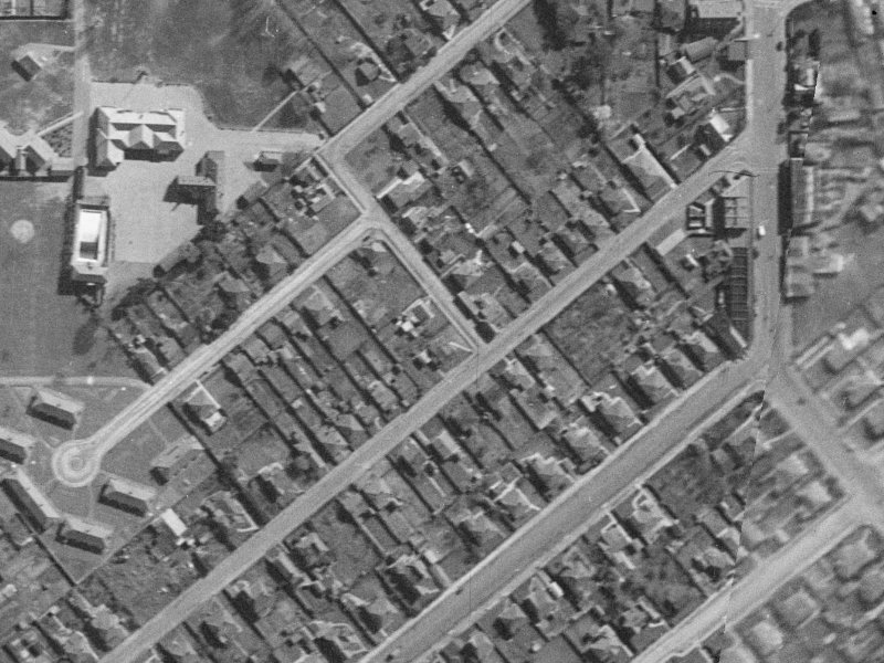 7 Somerset Crescent from the air, 1940-1944