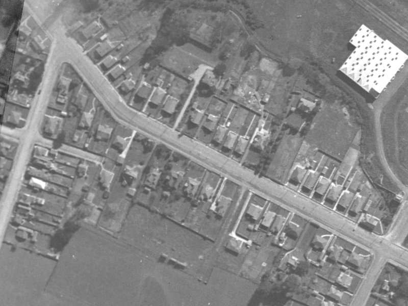 45 Opawa Road from the air, 1940-1944