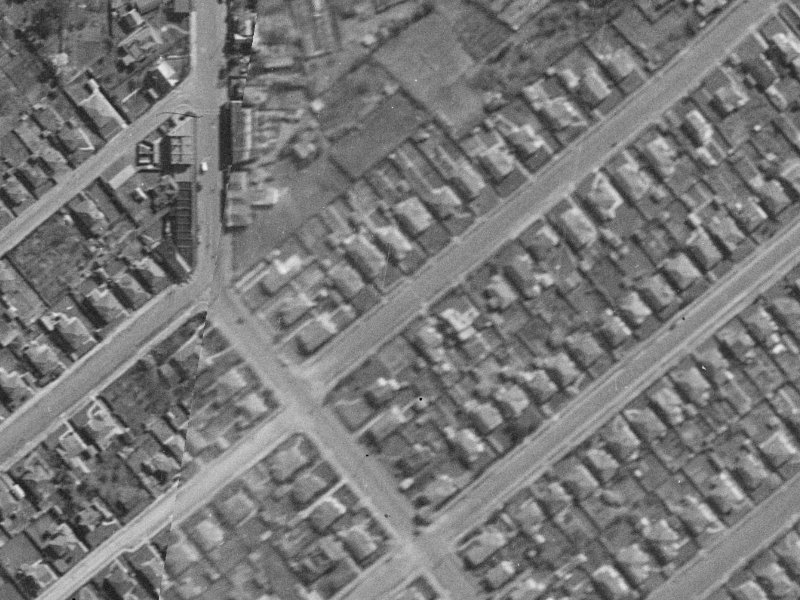 12 Bolton Avenue from the air, 1940-1944
