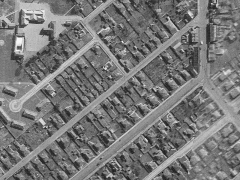 42 Rosewarne Street from the air, 1940-1944