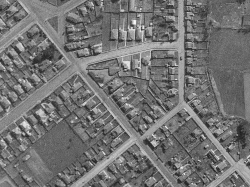 194 Strickland Street from the air, 1940-1944