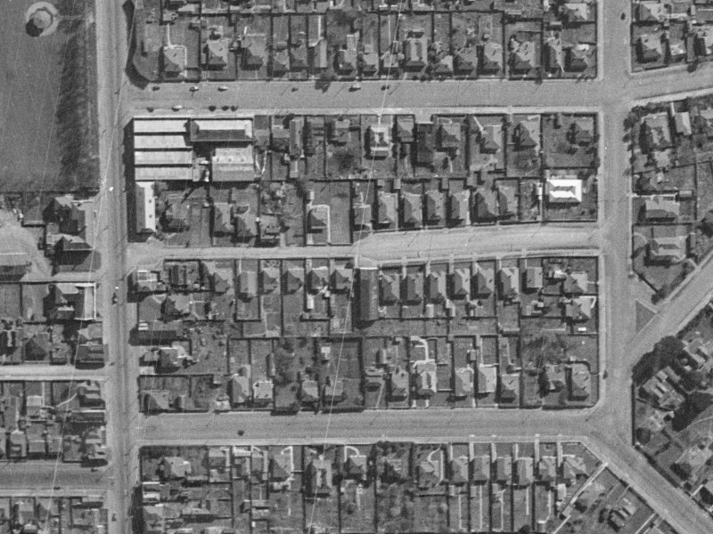 26 Walton Street from the air, 1940-1944