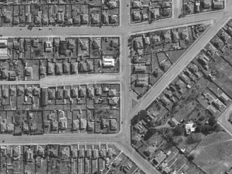 11 Cadogan Street from the air, 1940-1944