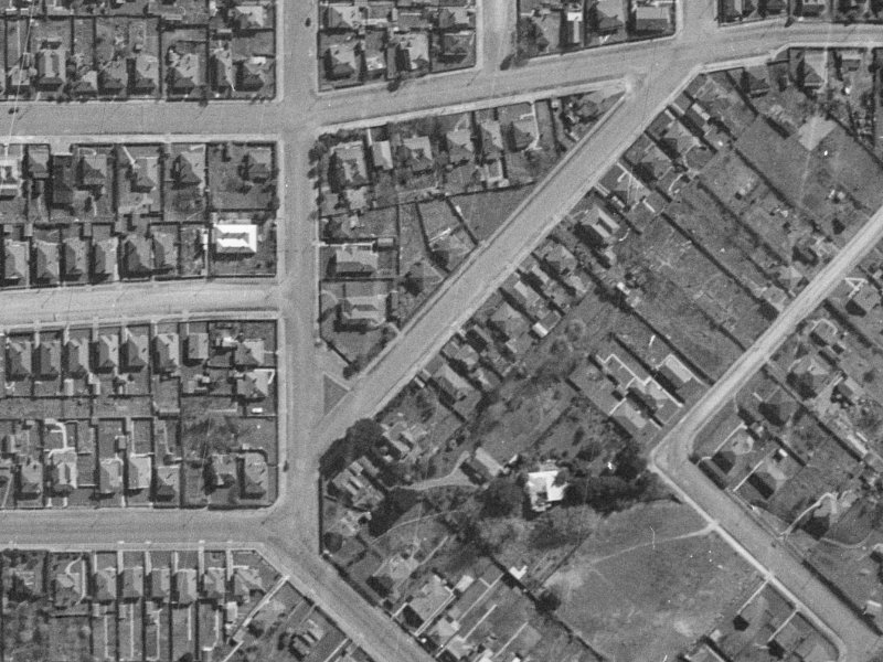 18 Burlington Street from the air, 1940-1944