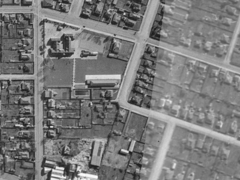 3 Vienna Street from the air, 1940-1944