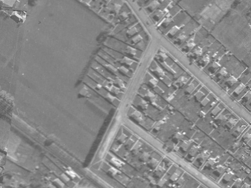 16 Whittington Avenue from the air, 1940-1944