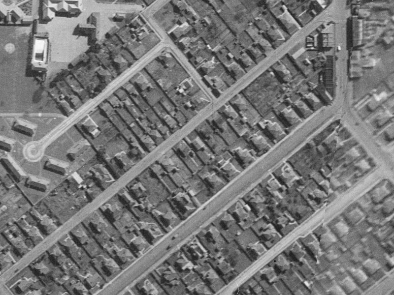 38 Rosewarne Street from the air, 1940-1944