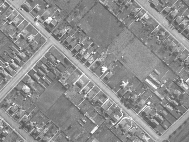 153 MacKenzie Avenue from the air, 1940-1944