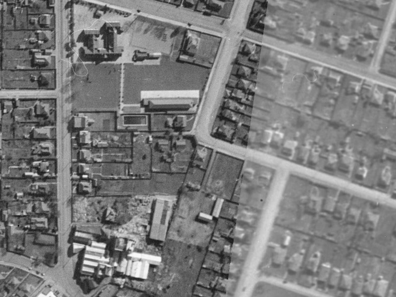 6 Buffon Street from the air, 1940-1944