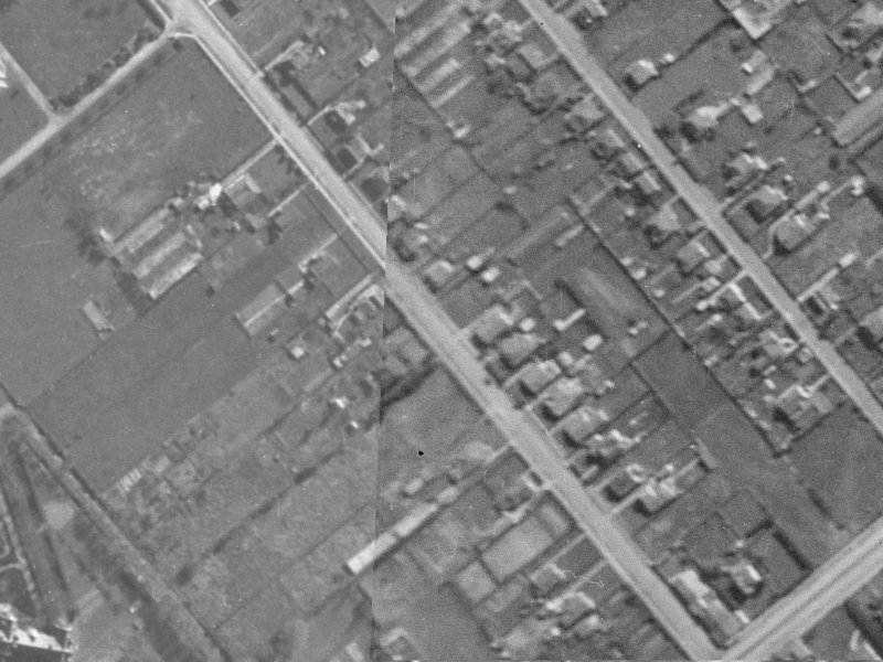 28 Sylvan Street from the air, 1940-1944