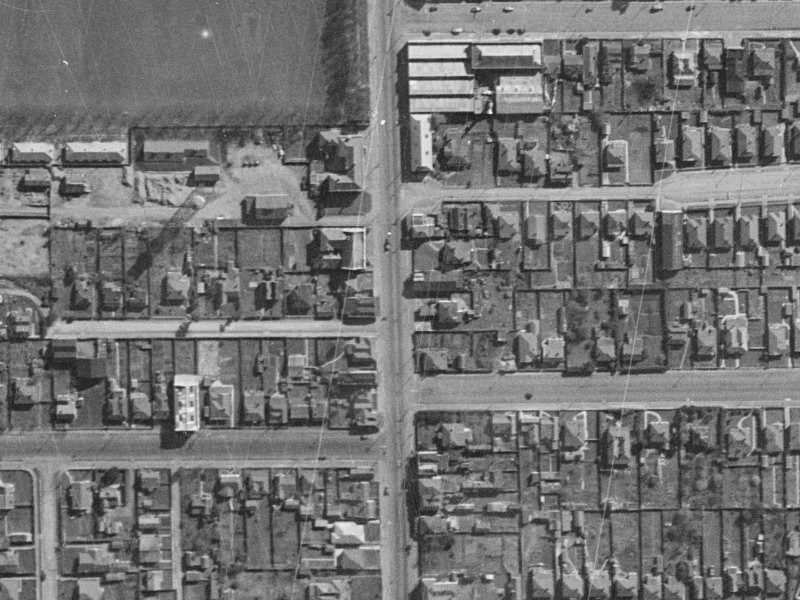290D Colombo Street from the air, 1940-1944