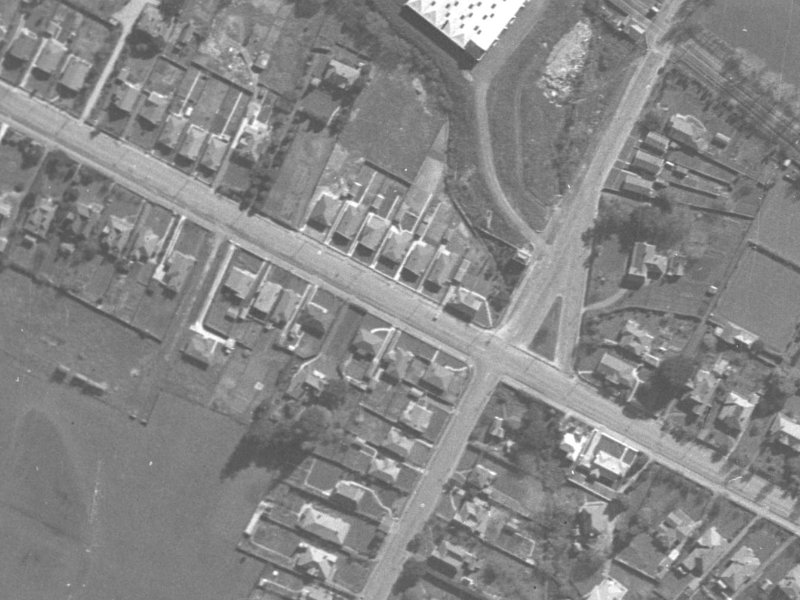 67 Opawa Road from the air, 1940-1944