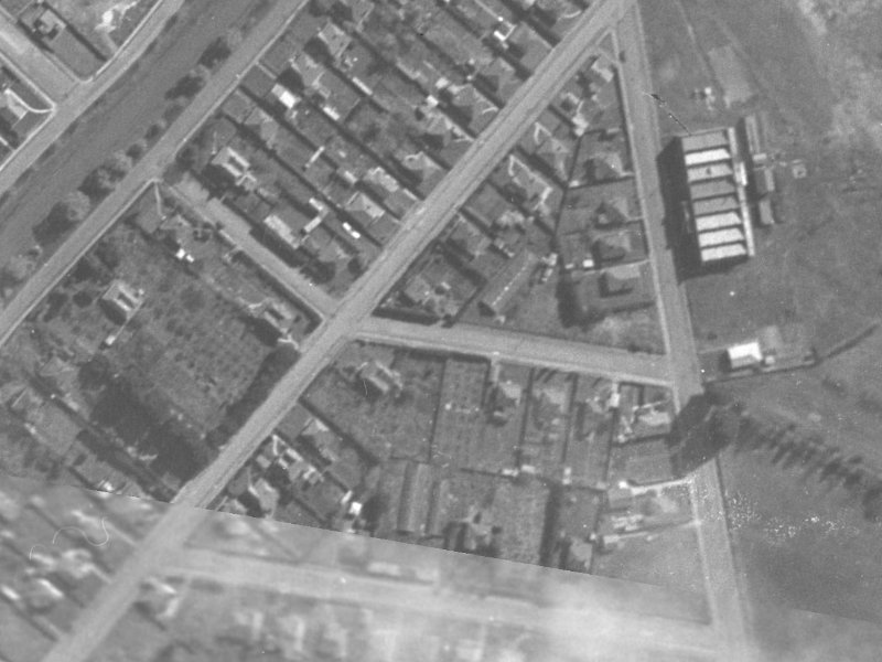 11 Tavender Street from the air, 1940-1944