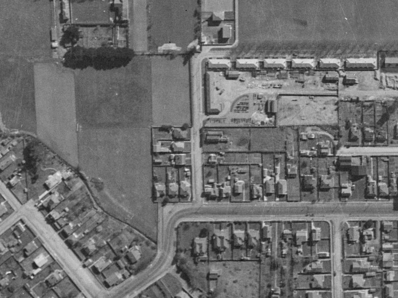 11A Johnson Street from the air, 1940-1944
