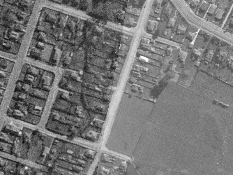 35A York Street from the air, 1940-1944