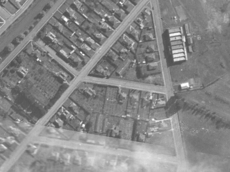 Tavender Street from the air, 1940-1944