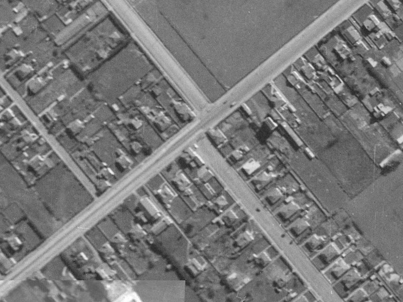 Lyttelton Street from the air, 1940-1944