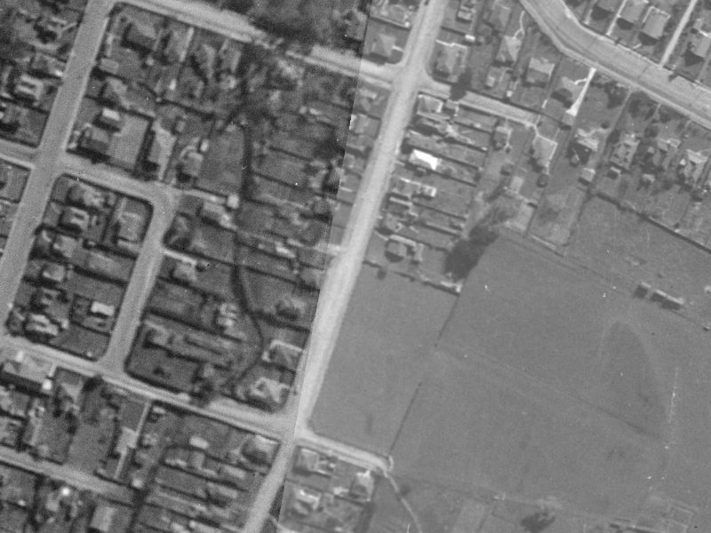 36B York Street from the air, 1940-1944