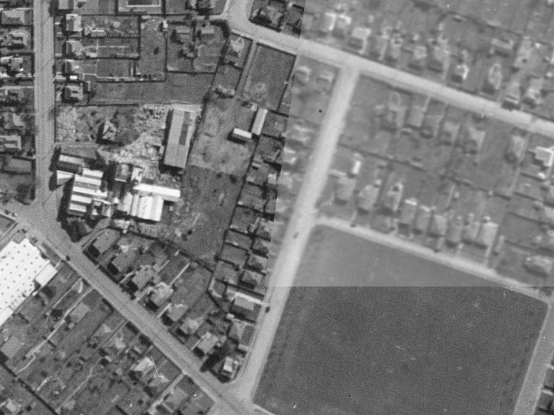 17 Bunyan Street from the air, 1940-1944