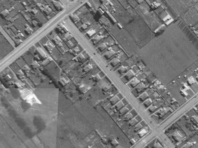349 Lyttelton Street from the air, 1940-1944