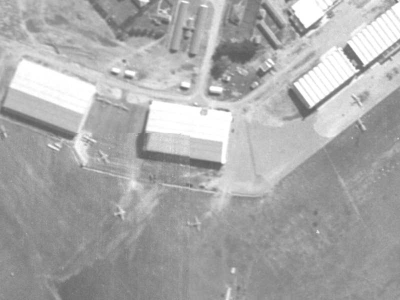 6 Harston Place from the air, 1940-1944