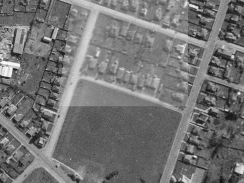 Domett Street from the air, 1940-1944