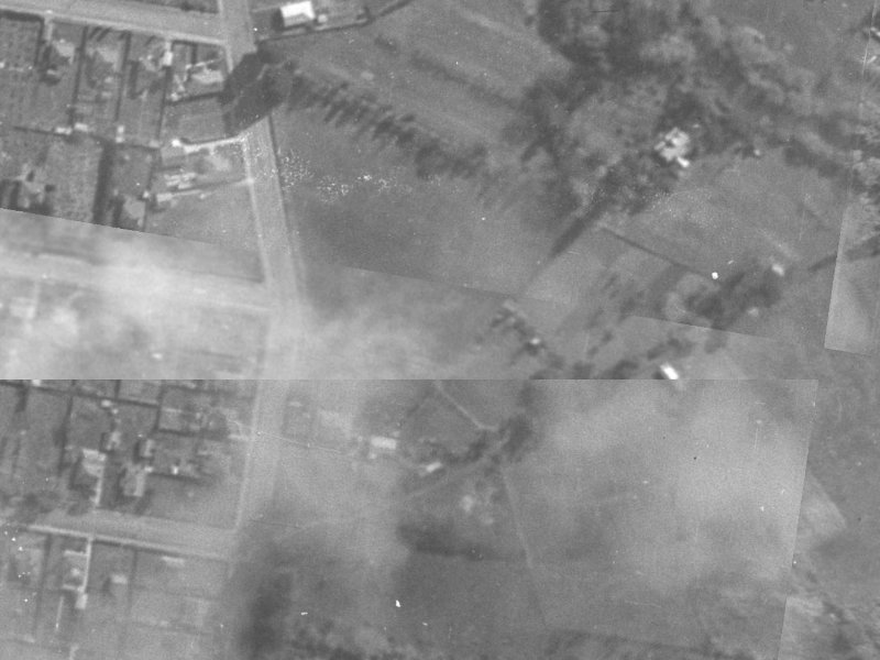8 Riley Crescent from the air, 1940-1944