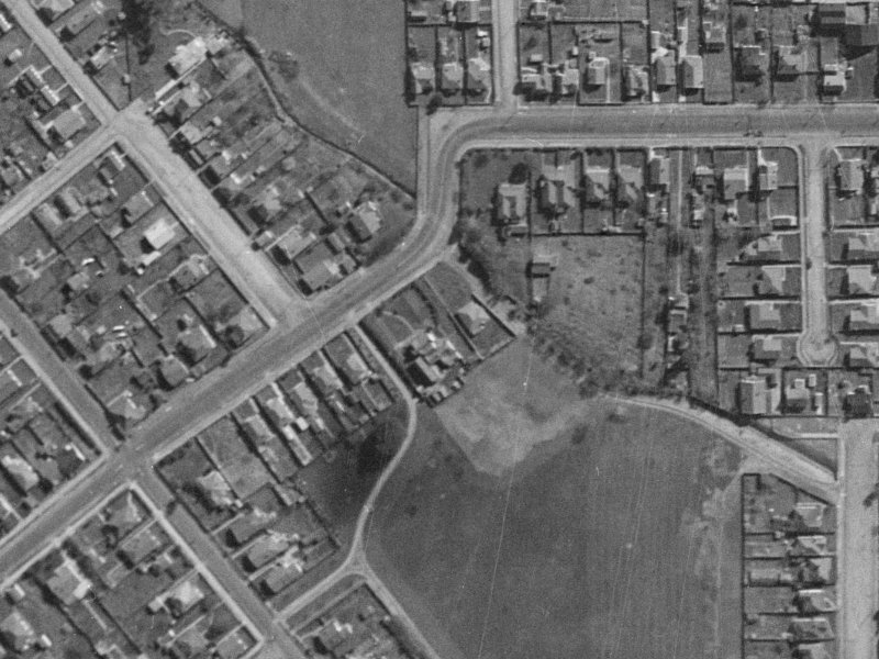 Shingle Lane from the air, 1940-1944