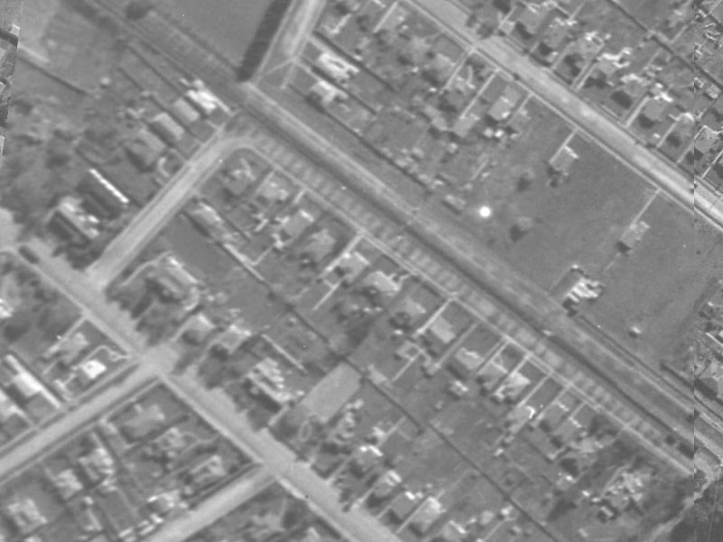 117 Opawa Road from the air, 1940-1944