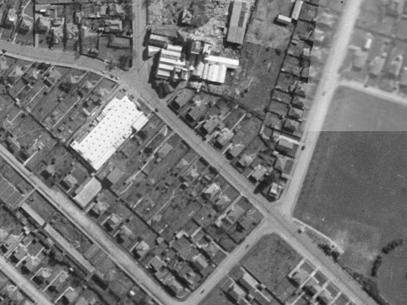 49 Waltham Road from the air, 1940-1944