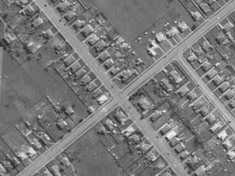 332 Lyttelton Street from the air, 1940-1944