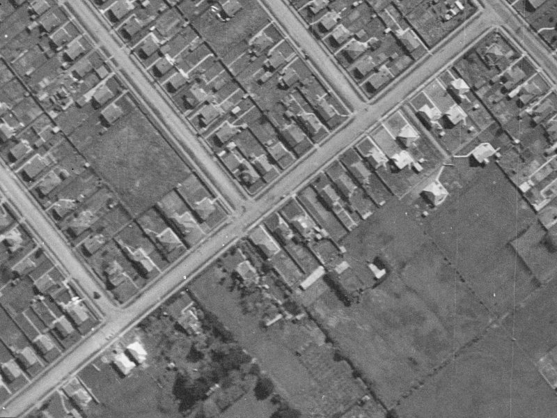 136 Neville Street from the air, 1940-1944
