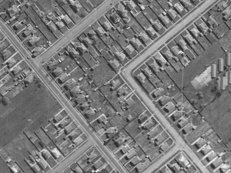 43 Diamond Avenue from the air, 1940-1944
