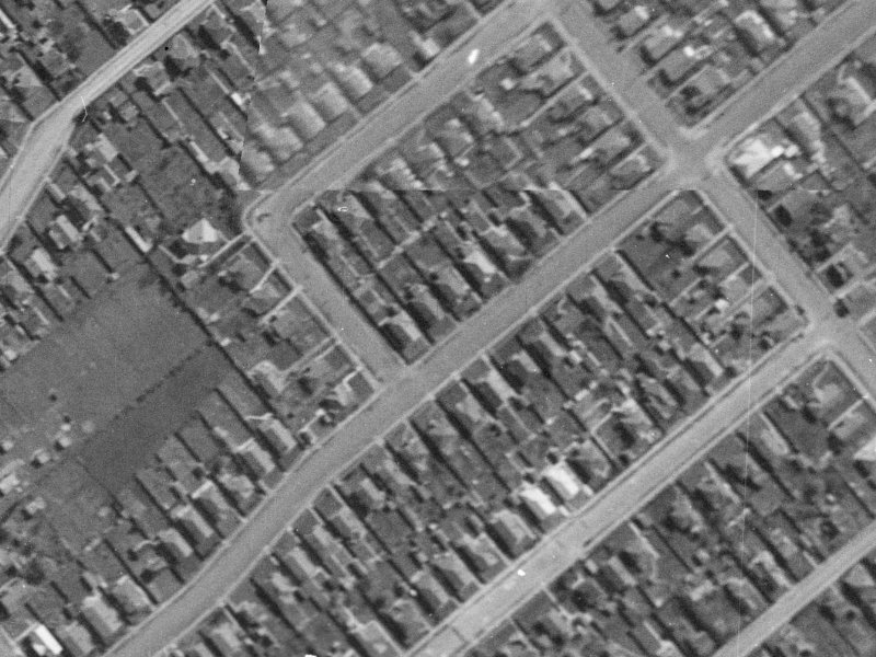 35 Bletsoe Avenue from the air, 1940-1944