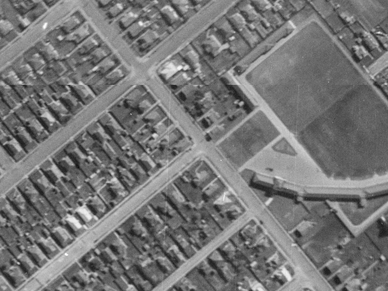 227 Selwyn Street from the air, 1940-1944