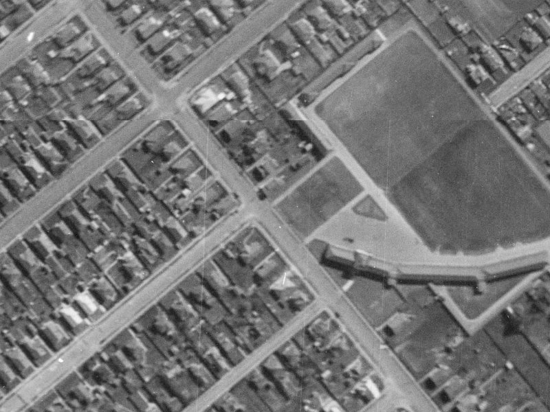 228 Selwyn Street from the air, 1940-1944